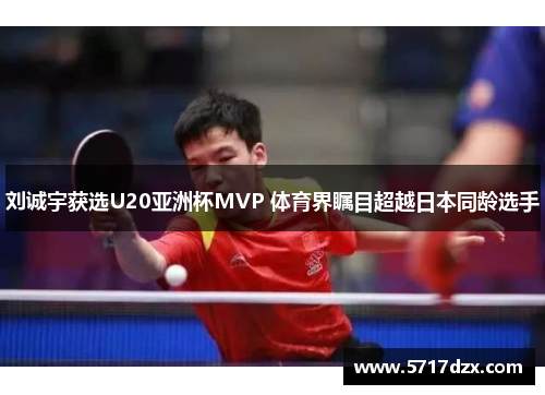 刘诚宇获选U20亚洲杯MVP 体育界瞩目超越日本同龄选手